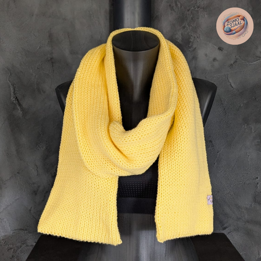 Handgebreide Sjaal van Acryl - "ZoMoGrixly"