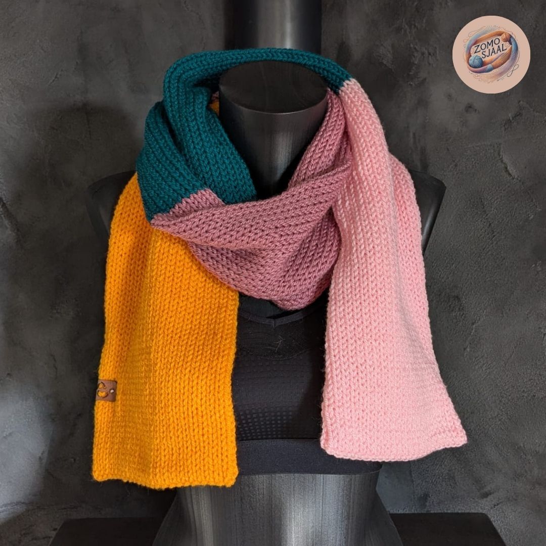 Handgebreide Sjaal van Acryl - "ZoMoGzorf"