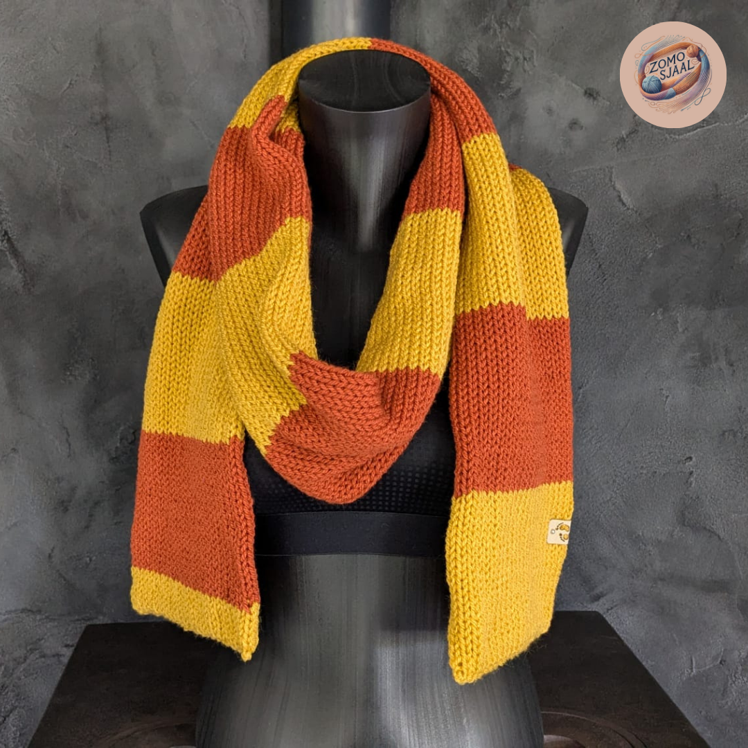 Handgebreide Sjaal van Acryl ZoMoFrixy