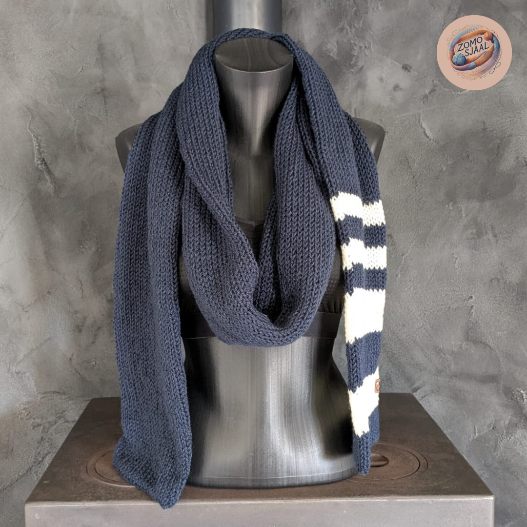 Handgebreide XL Sjaal van Acryl - "ZoMoQuoxly"