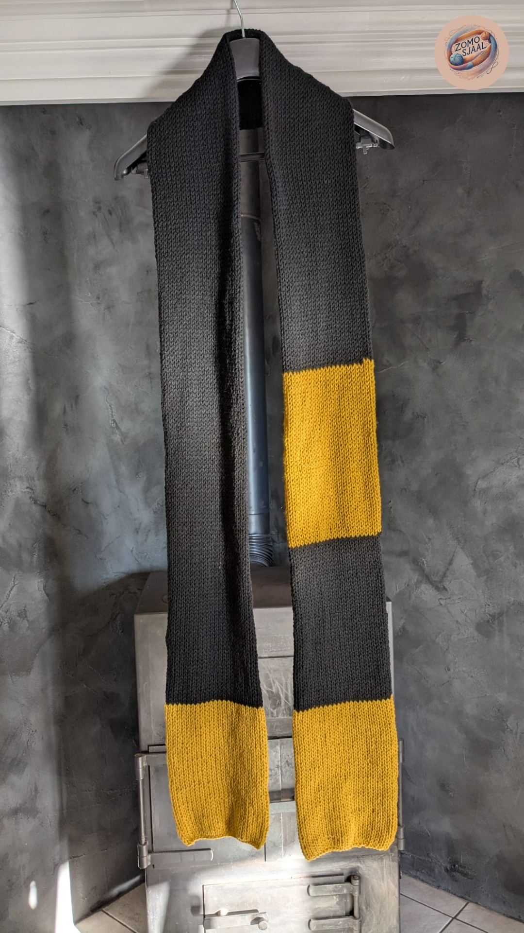Handgebreide Cadeauset: Sjaal XL & Muts van Acryl - "ZoMoSnitch"