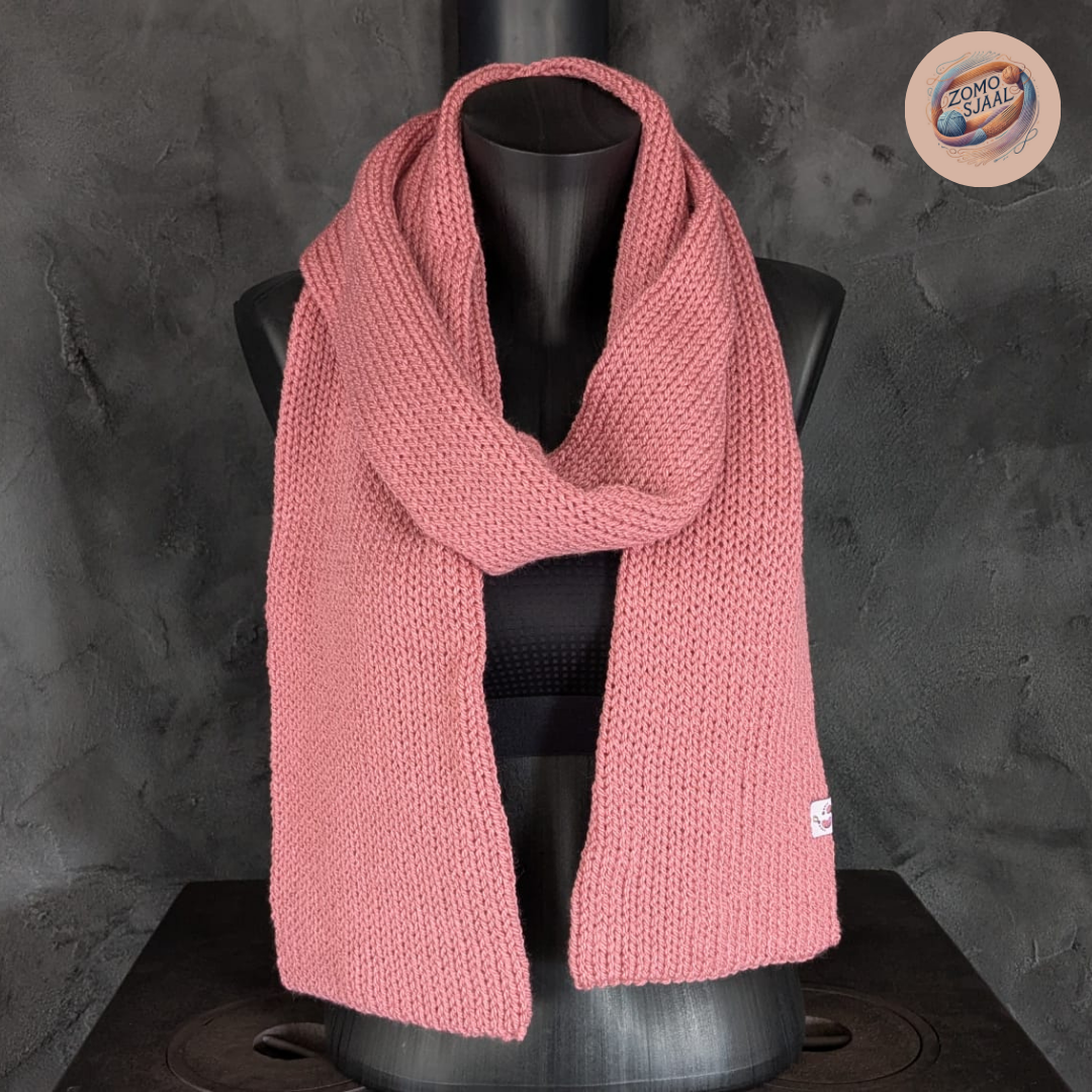 Handgebreide Sjaal van Acryl - "ZoMoZizzle"