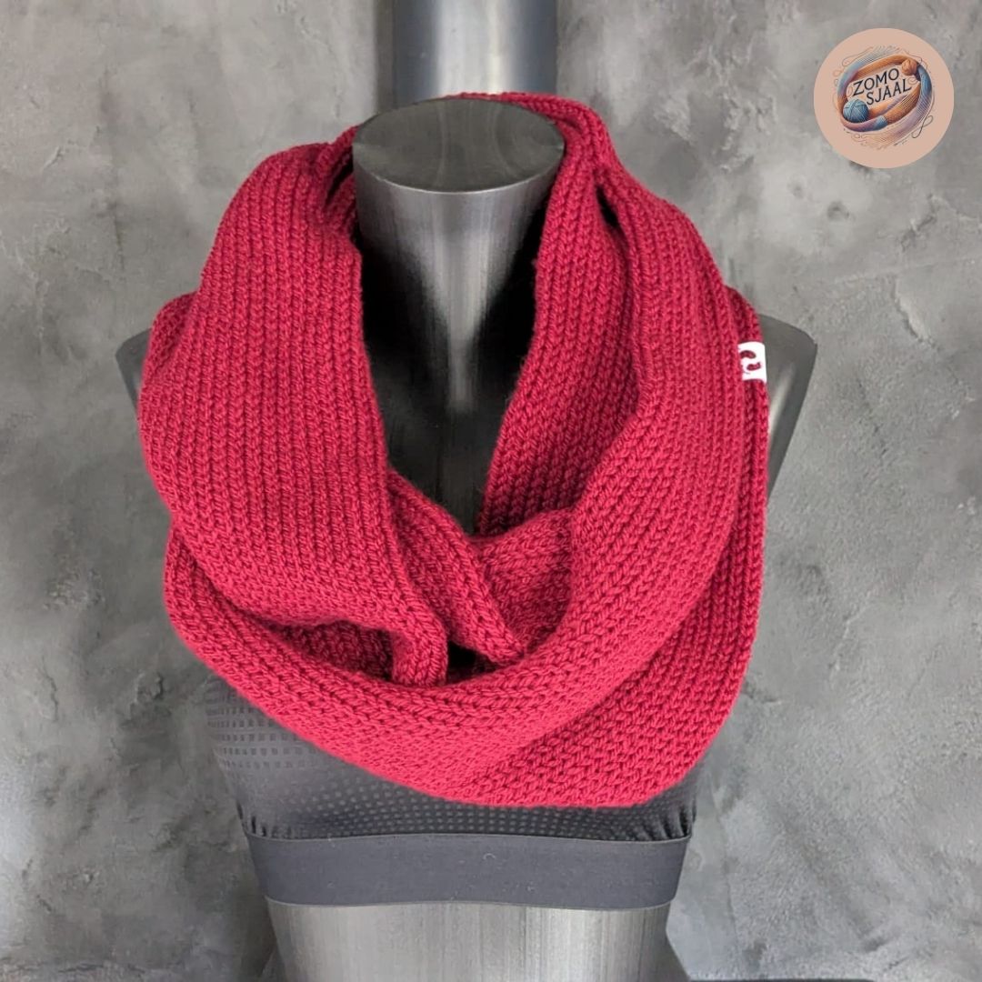Handgebreide Infinity Sjaal van Acryl - "ZoMoZoglin"