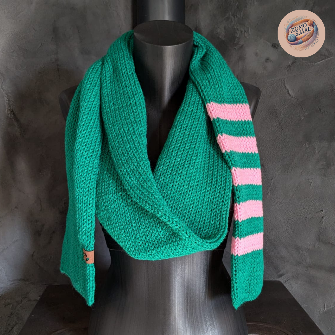 Handgebreide Sjaal van Acryl - "ZoMoZorkle"