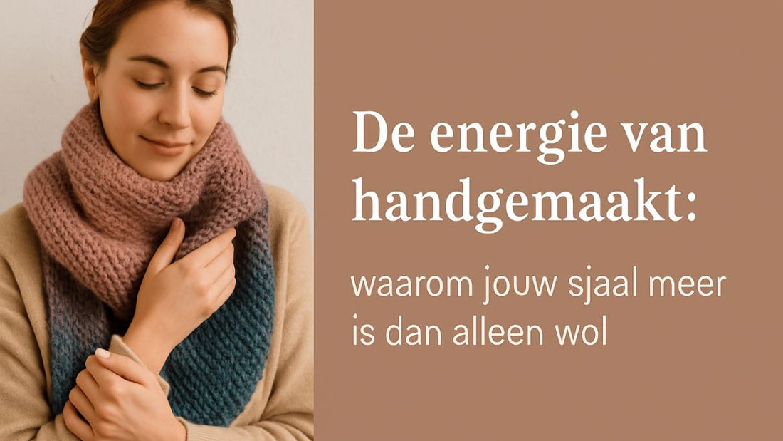 De energie van handgemaakt: Waarom jouw sjaal meer is dan alleen wol