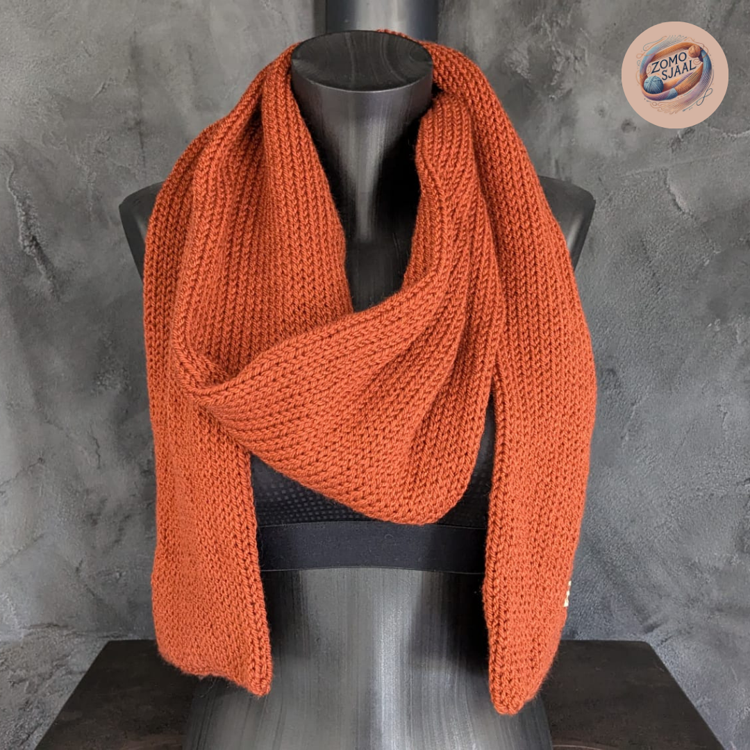 Handgebreide Sjaal van Acryl ZoMoBrint