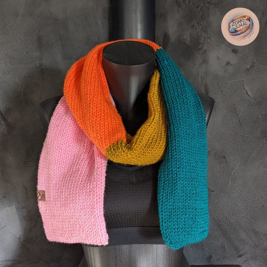 Handgebreide Sjaal van Acryl - "ZoMoRexta"